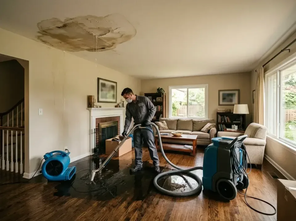 attic-pipe-burst-ceiling-drip-008 — frequently asked questions, Water Damage Restoration & Carpet Care in Lindenwold, NJ